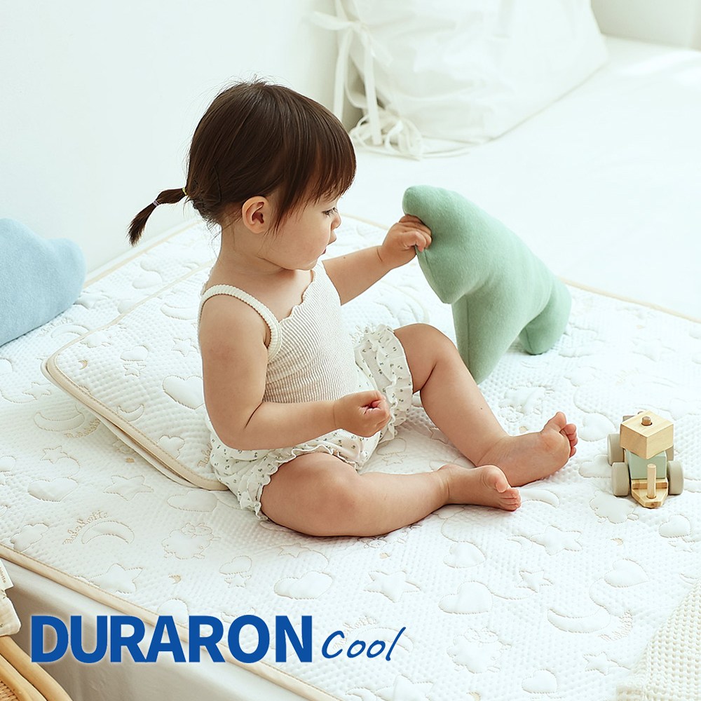 마롤로뜨 신생아용 듀라론 냉감침대패드, 크리미드림 26,900원