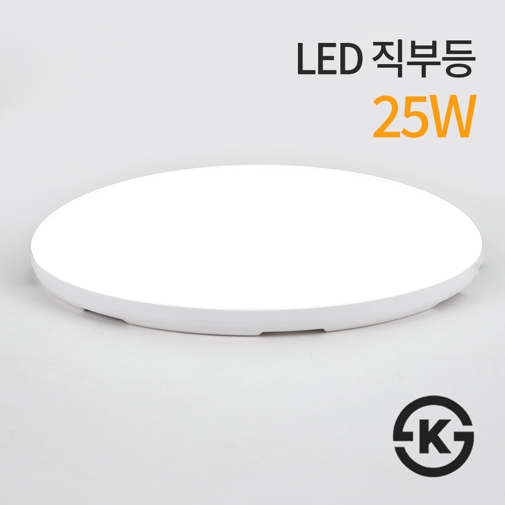 LED 원형 직부등 25W KS인증 주광색, 1개 9,500원