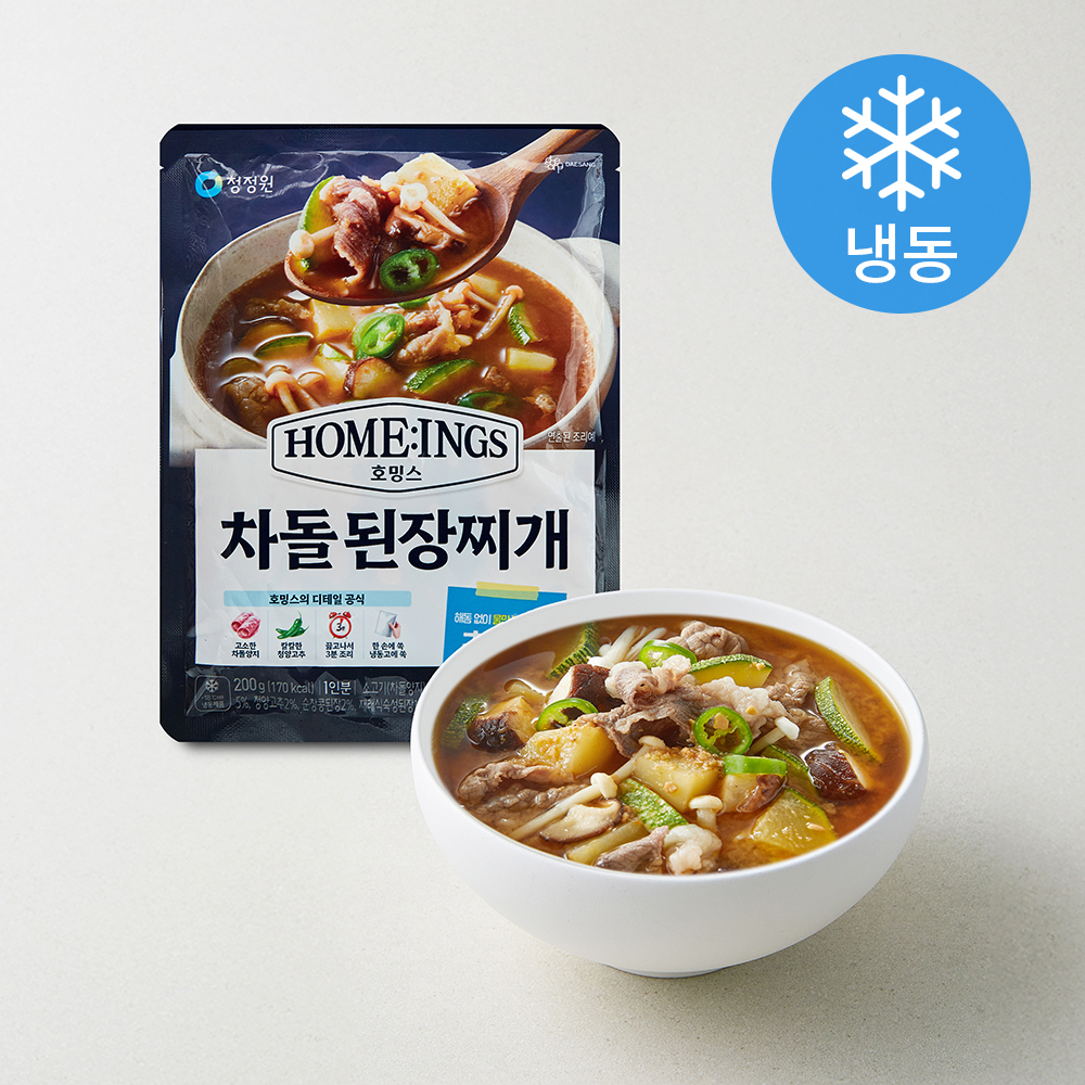 [로켓프레시] 청정원 호밍스 차돌 된장찌개 (냉동) 5,380원