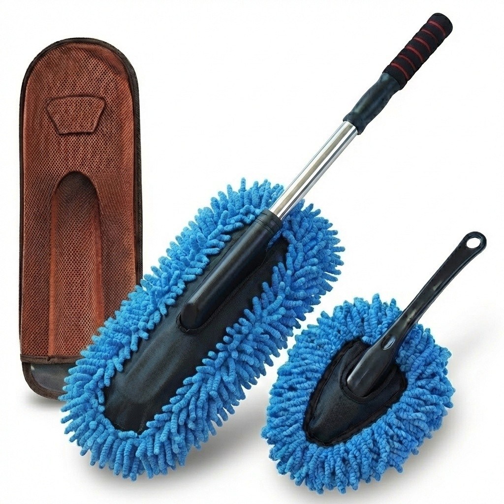 카글로 길이조절 차량용 극세사 먼지털이 대형+소형+케이스, 1세트 12,600원