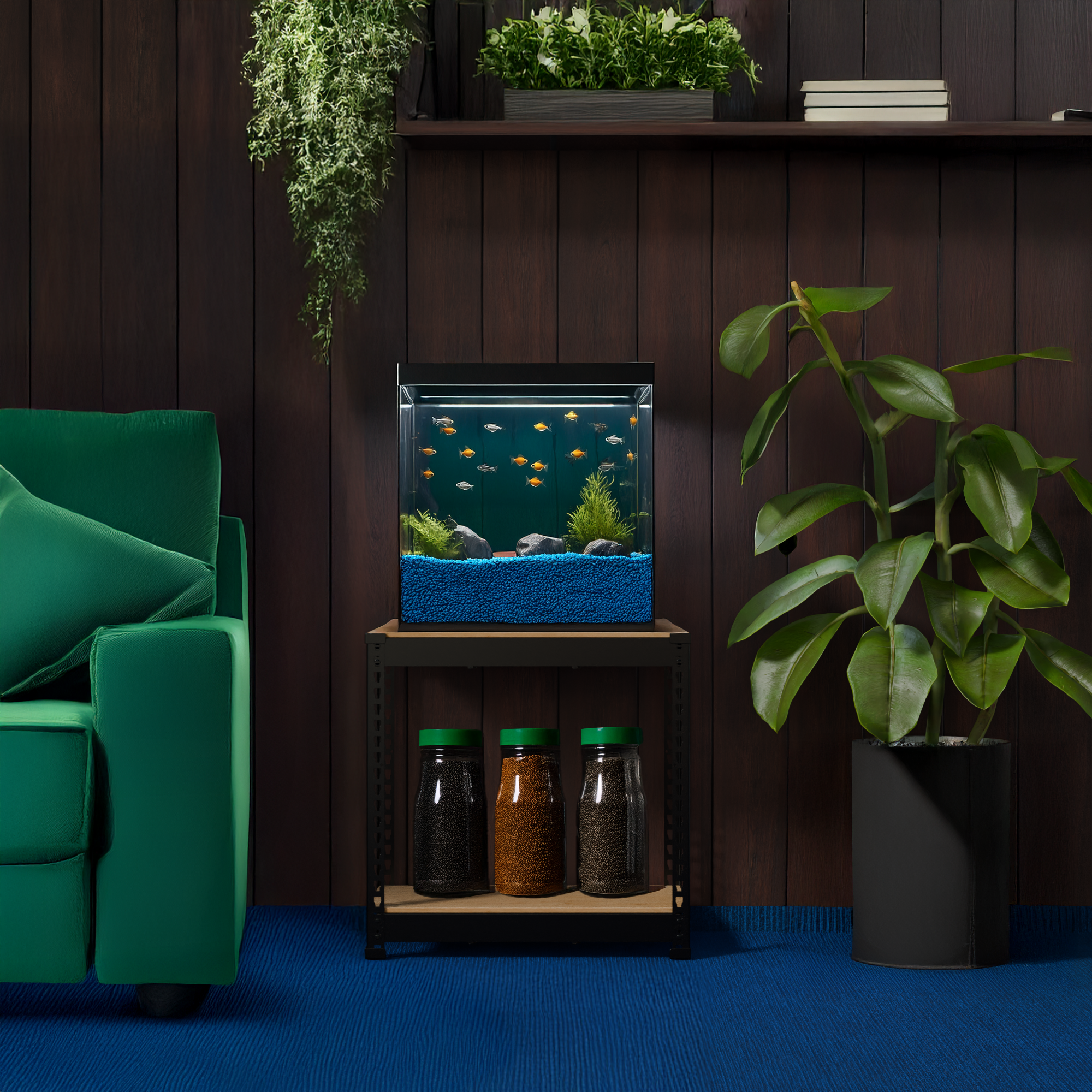 스피드랙 축양장 철제 선반 어항 받침대, 블랙, 2단 63,450원