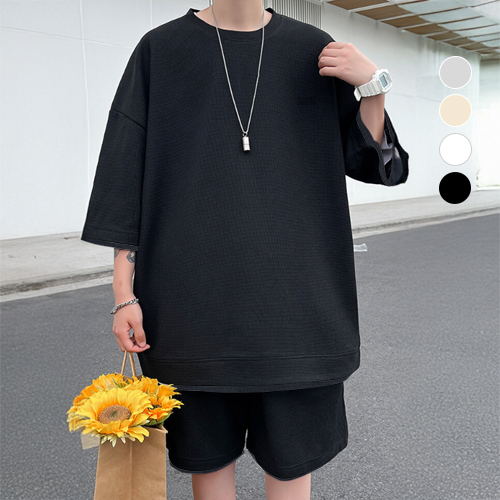 SUB22 남성 여름 옷 트레이닝복 상하의 세트 반팔 반바지 9,900원