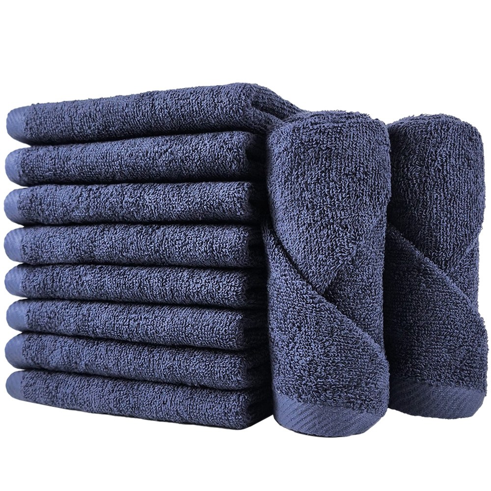 업소용 미용수건 100g 30수 무지수건, 10개, 네이비 19,790원