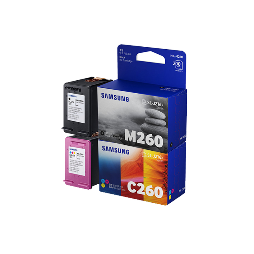 삼성전자 잉크 INK-M260 + INK-C260 세트, INK-M260(컬러), INK-C260(검정), 1세트 67,500원