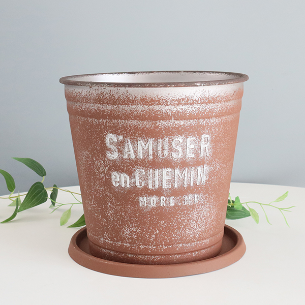 모리앤 틴러스트 베이직 원형 플라스틱 화분 + 화분받침 세트 13,900원