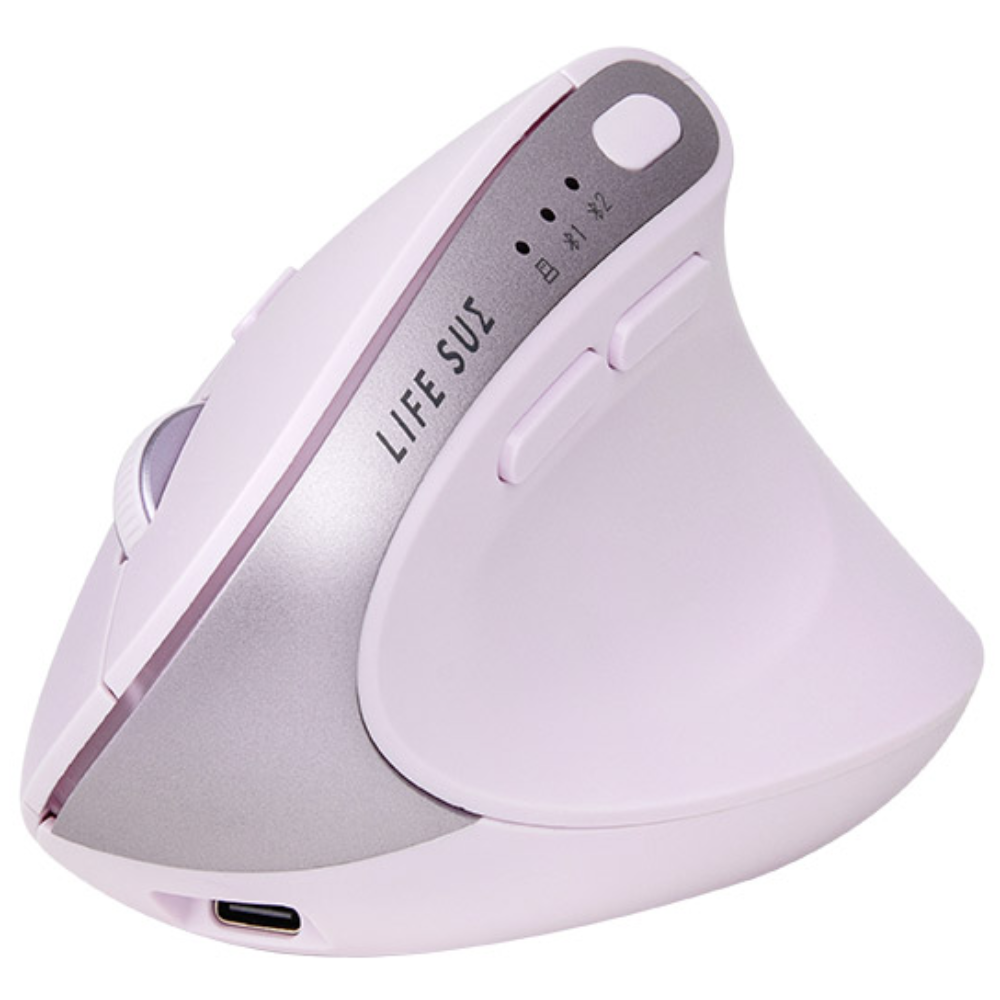 라이프썸 SL 버티컬 블루투스 마우스 (LFS-HA63) 3종 택1 인체공학 손목보호 멀티페어링, 라일락 19,900원