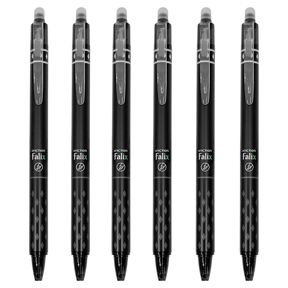 리드홈 틀려도 괜찮아 지워지는 볼펜 0.5mm, 블랙, 6개 5,900원