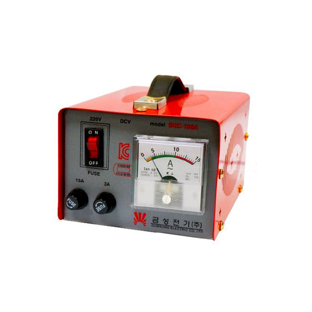 금성전기 국산 배터리충전기 12V 밧데리충전기 소형 경차량 오토바이 경운기 농기구 64,280원