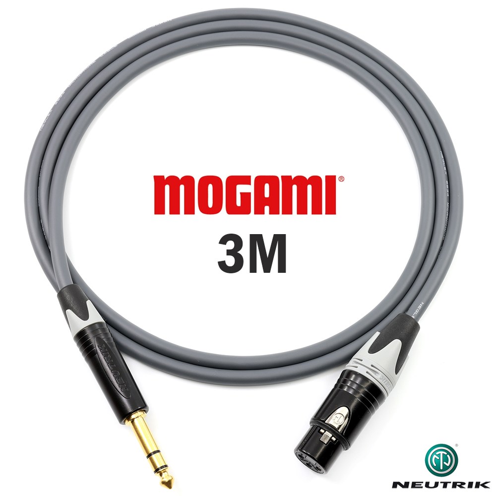 모가미 MOGAMI 2534 그레이 XLR(F) + 55(TRS) 뉴트릭 골드 케이블 3M 80,000원