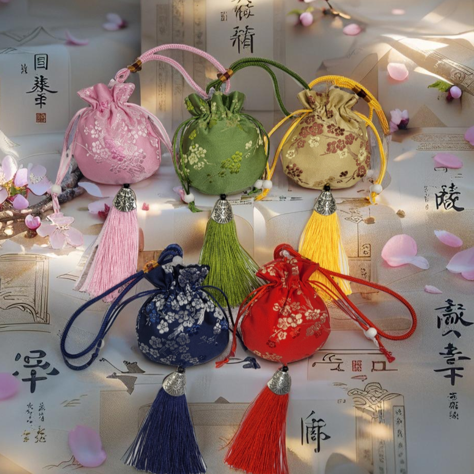 펀펀상사 전통 복주머니 파우치 소 미니 기념품 선물 11,000원