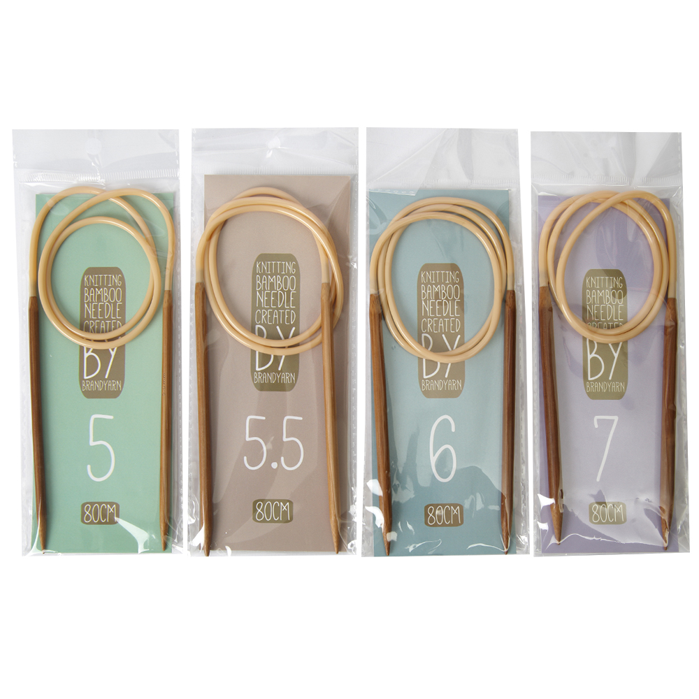 브랜드얀 고급 누디 흑대바늘 4종 세트 12,500원