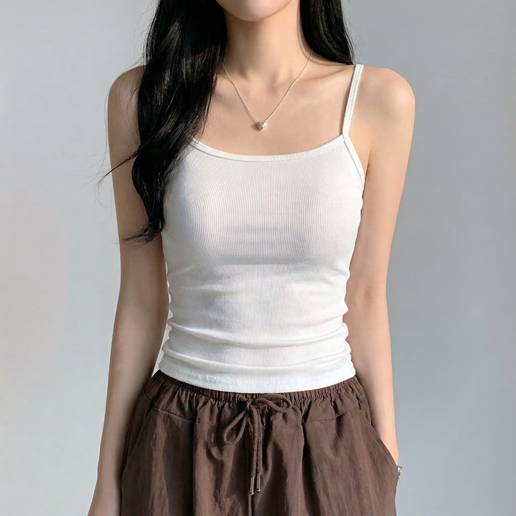 제너럴에이 골지 끈나시 이너 나시티 스판 민소매 8,900원