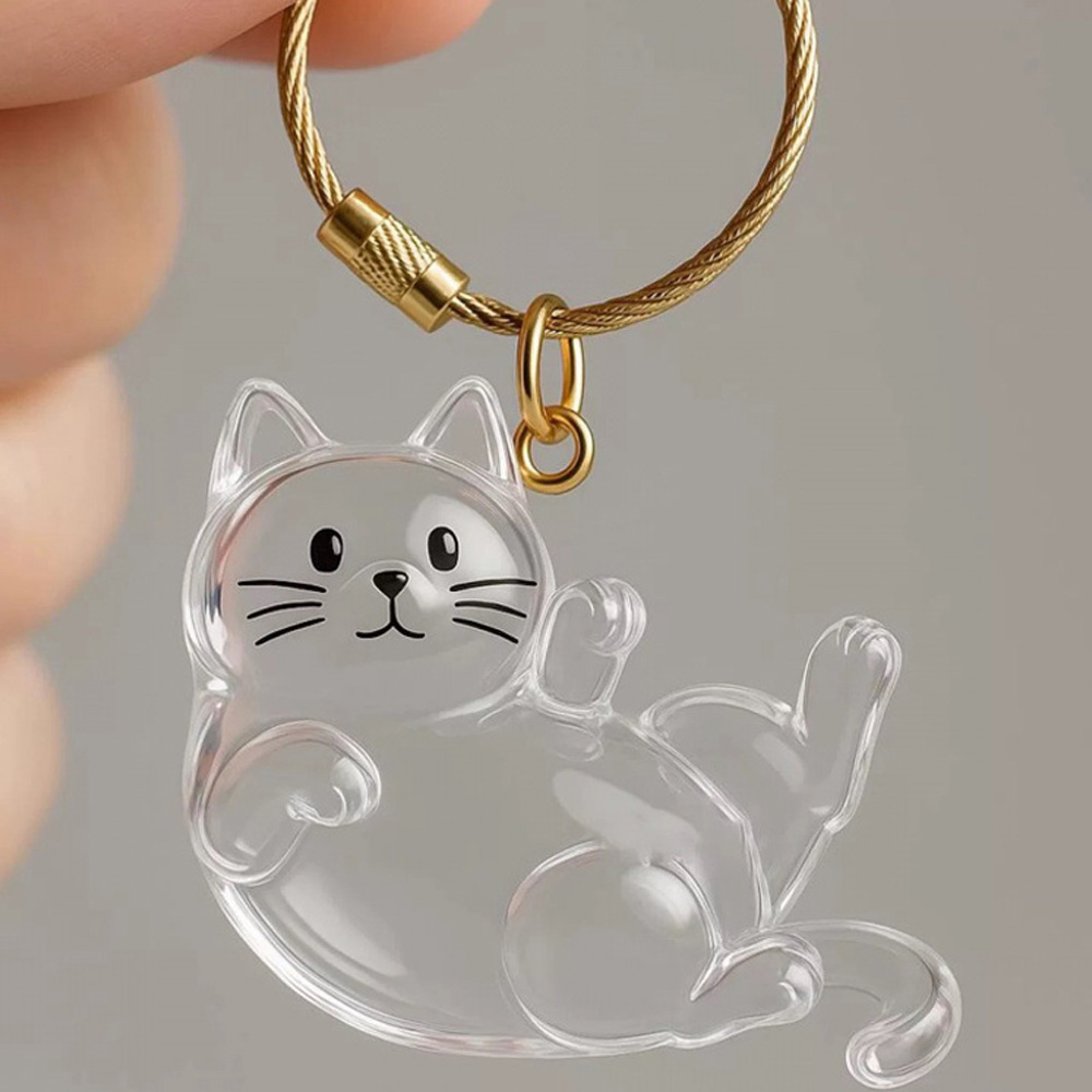 [MSMULTIVERSE] 잘 지내냥? 고양이 반려묘 반려동물 추억 기념 메모리얼 털 보관 캡슐 키링 9,900원