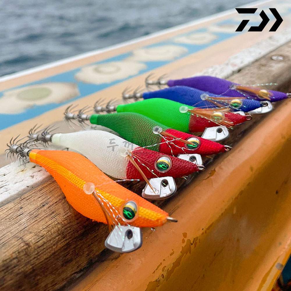 다이와정품 / 에메랄다스 드로퍼 타입 / 쭈꾸미 갑오징어 전용 틴셀에기 / 수평에기 2.5호, 1개 9,000원