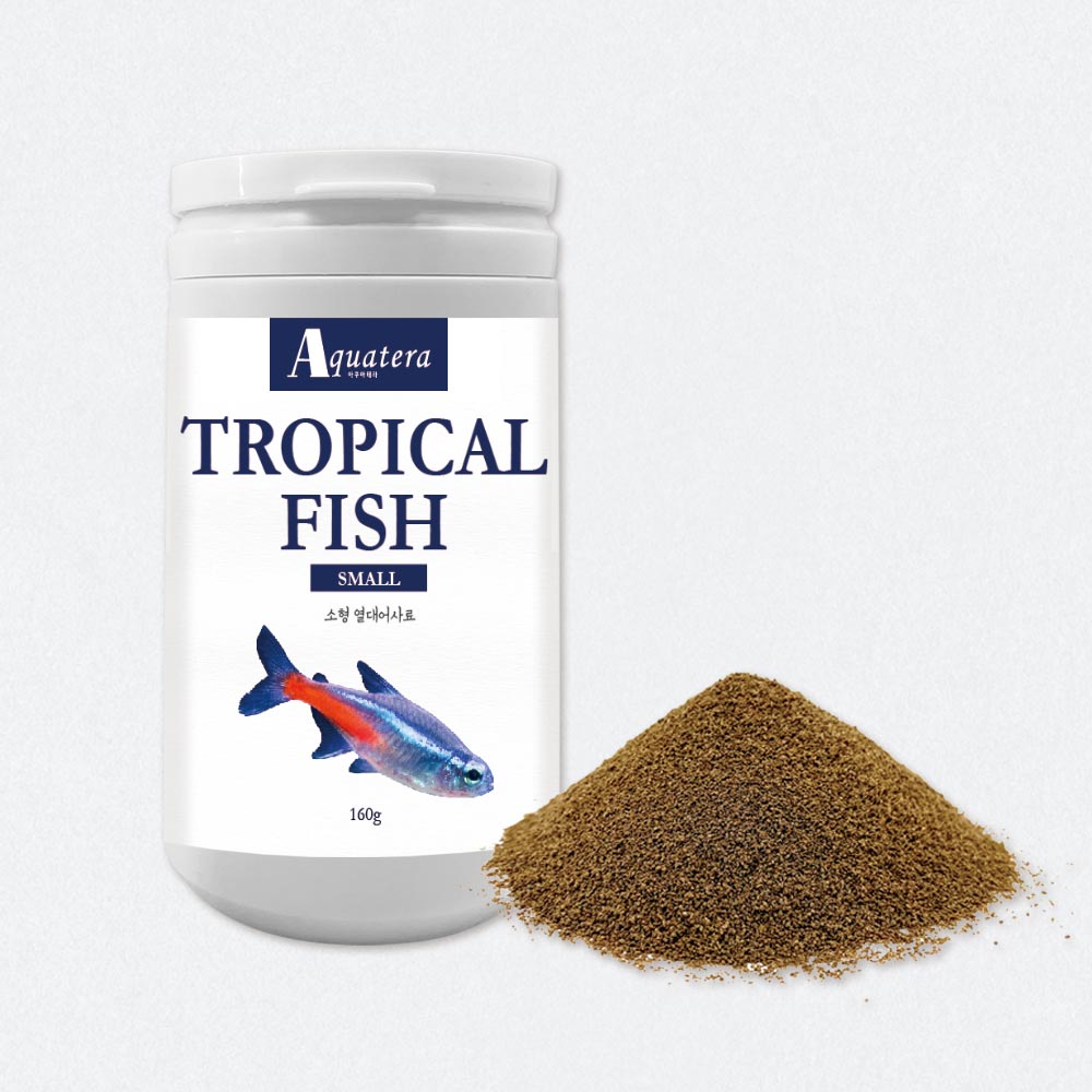 아쿠아테라 프리미엄 고단백 소형 열대어사료 160g(300ml) 3,800원