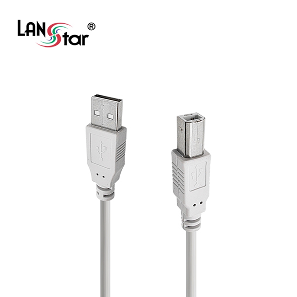 LANstar USB 프린터 케이블 AB 삼성 캐논 HP 복합기 연결선 5M, 5m, 1개 1,750원