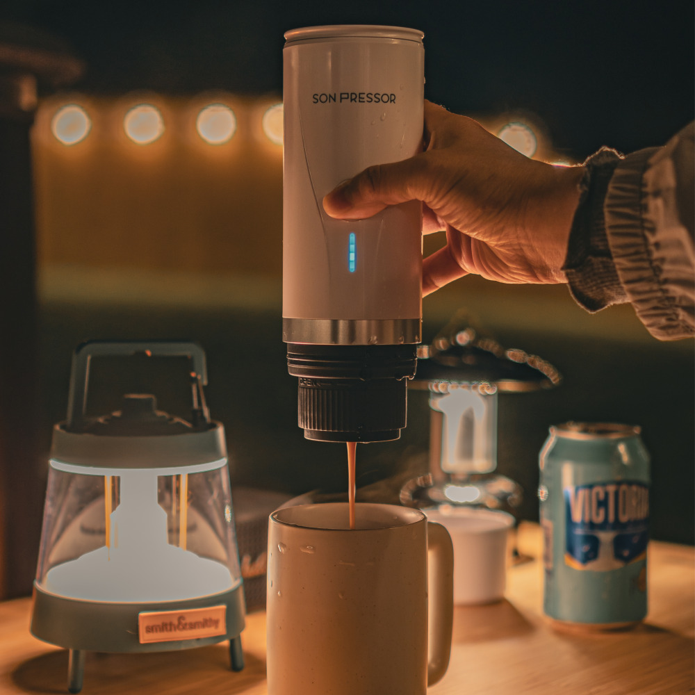 가정용커피머신 휴대용커피머신 휴대용 캡슐머신 에스프레소 미니 소형 가정용커피머신기여행용 등산용 커피머신 하우스그램 손프레소, 현재가 119,000원