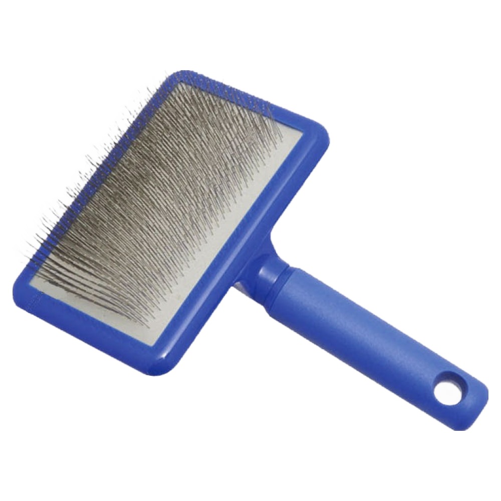 플러쉬퍼피 반려동물 롱핀 슬리커 소프트 브러쉬 라지, 블루, 1개 44,500원