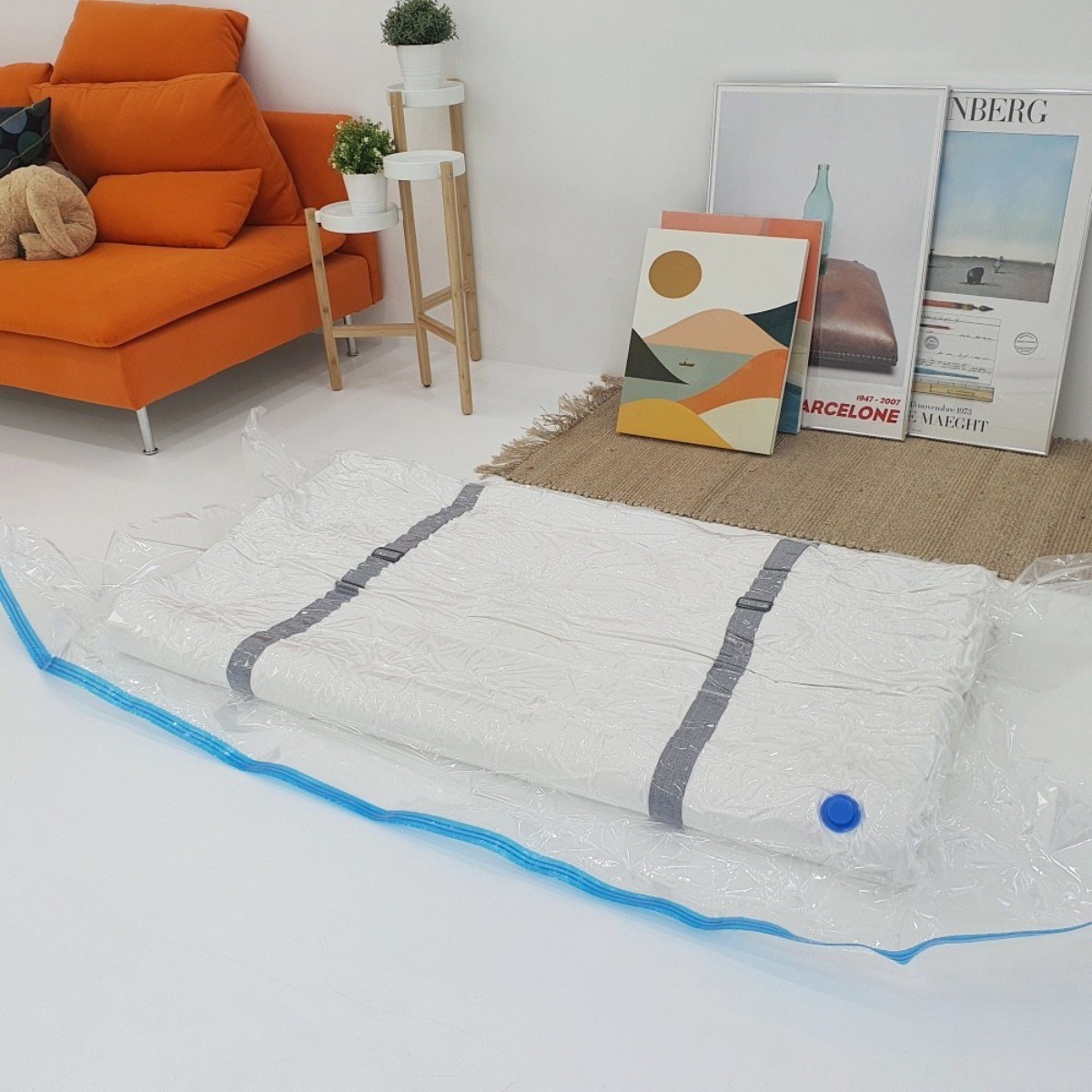 스트랩월드 특대형 토퍼 매트리스 진공압축 이불 정리 겨울옷 보관 압축팩 230x120cm, 1개입, 1개 16,120원