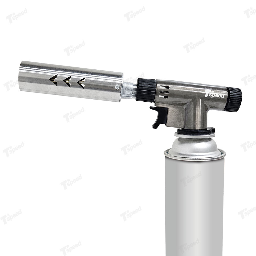 Tspeed 가스토치 캠핑 숯불 장작 모닥불, 1개, ST-2412(그레이) 13,000원