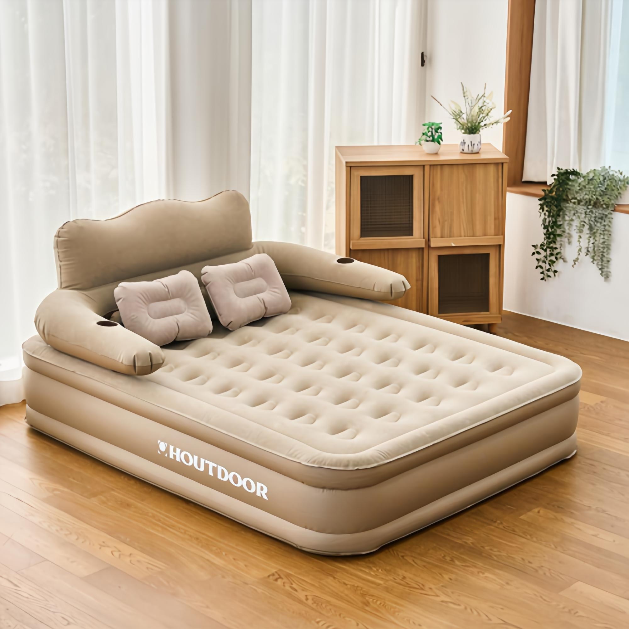 하웃 원터치 에어 소파 베드 에어침대 에어매트 간이침대, 샌드 149,000원