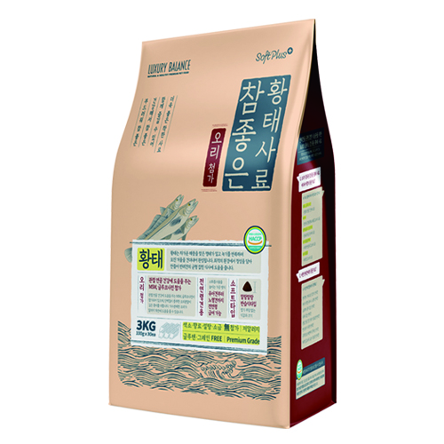 럭셔리발란스 전연령 강아지 소프트플러스 참좋은 황태 소프트사료, 오리, 3kg, 1개 22,680원