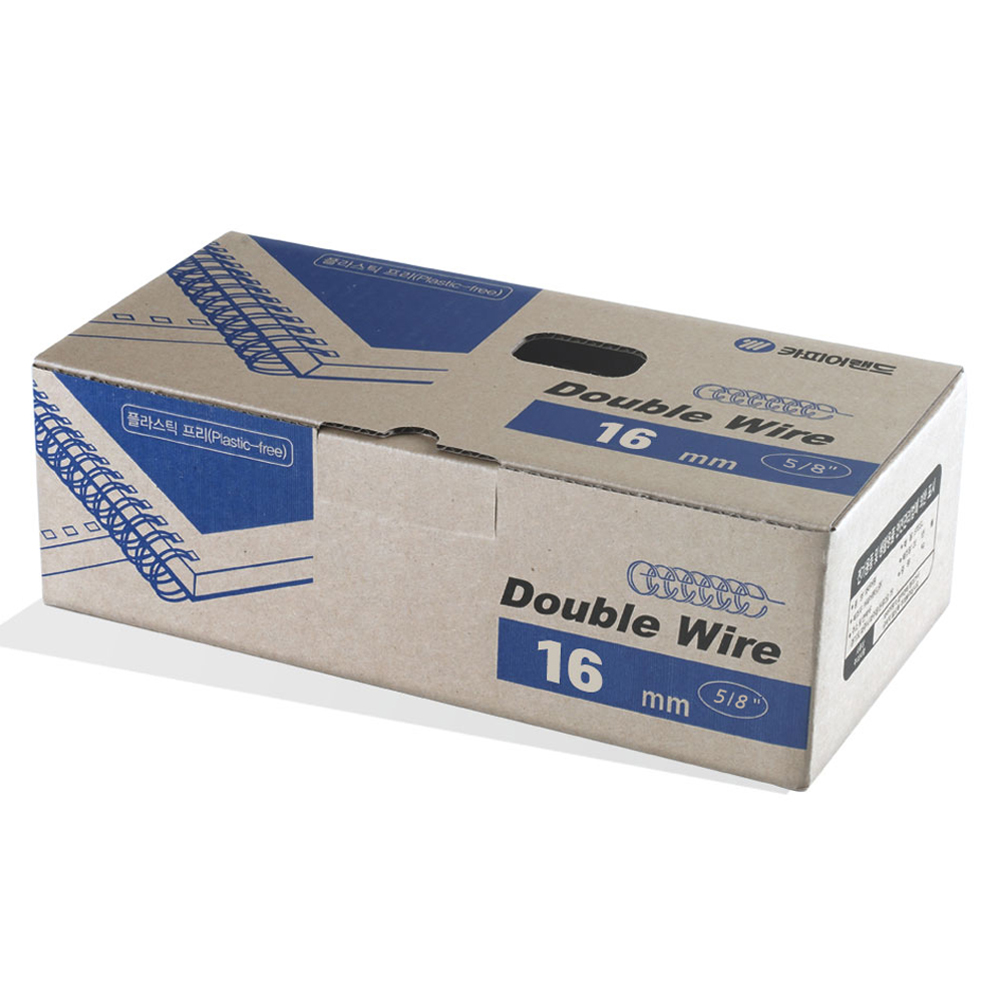 카피어랜드 3:1 제본 와이어링 60개입, 16mm, 골드, 1개 11,480원