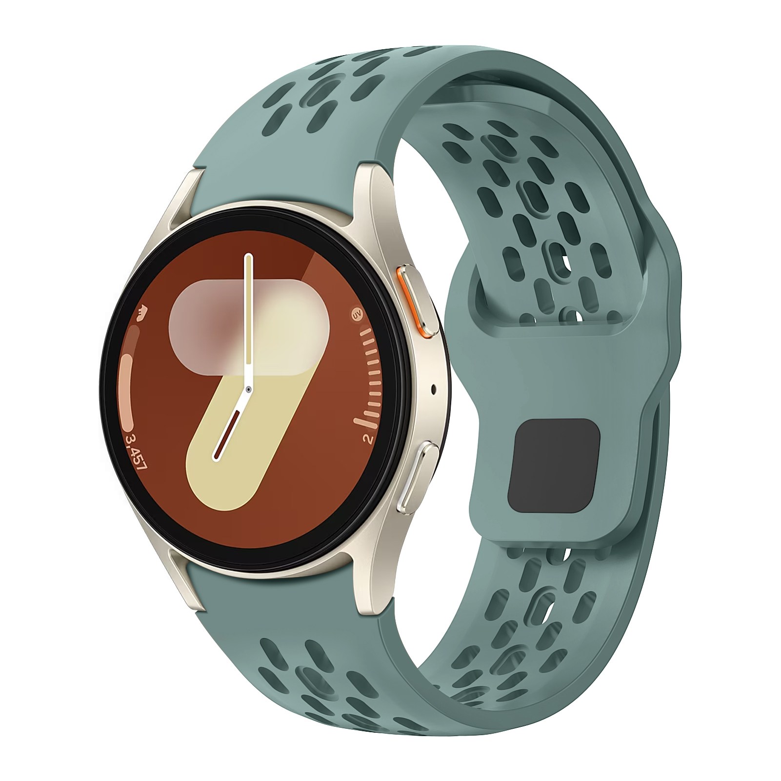 Fegwilde 갤럭시워치 실리콘 스트랩 타공 디버클 밴드 여름 스포츠 스트랩 워치7/6/6클래식/5/5골프/4클래식 호환 40mm 44mm 45mm 43mm 47mm 9,900원