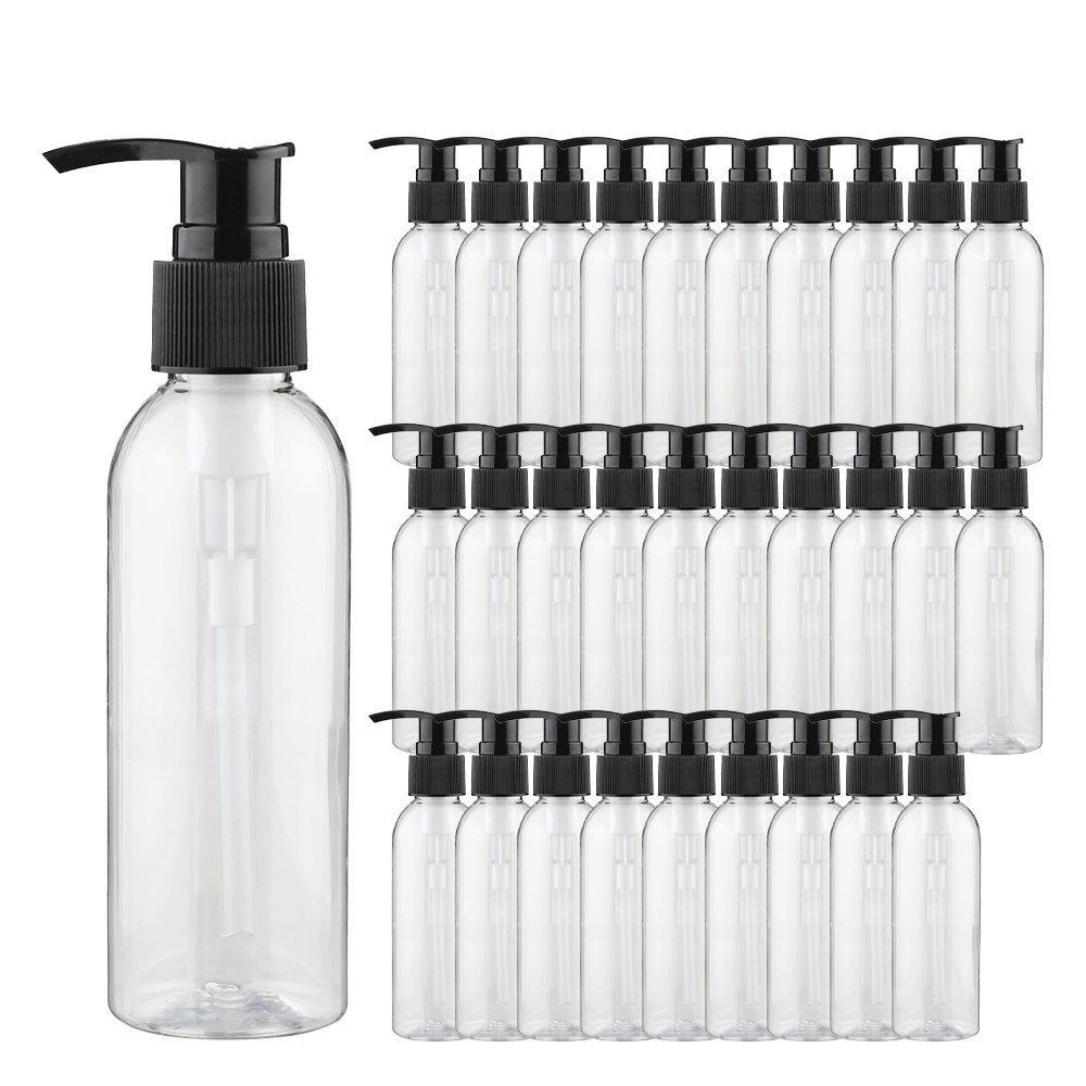 블랙캡 디스펜서 투명 100ml 30개 플라스틱 공병 소분병 여행 화장품용기, 본상품선택, 30개 13,600원