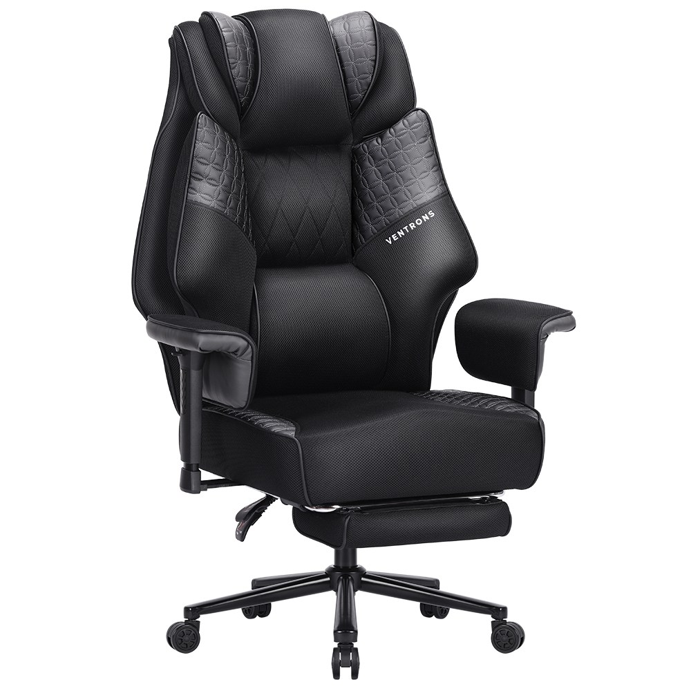 벤트론스 침대형 리클라이너 사무용 컴퓨터 게이밍 메쉬 의자, 그레이 199,000원