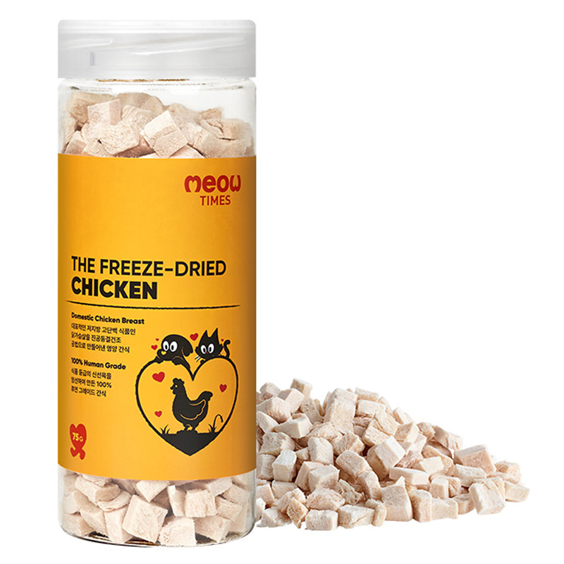 미우타임즈 반려동물 더 동결건조 트릿, 75g, 1개, 닭가슴살 16,400원