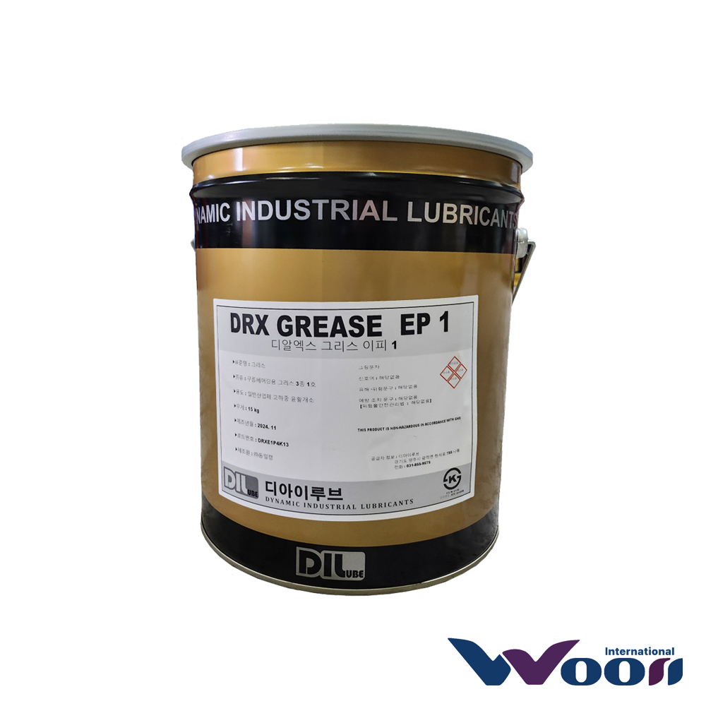 동일캠 디아이루브 EP1 2 3 고하중 극압 전용 다목적 구리스 15kg (주도 1 2 3) 107,300원