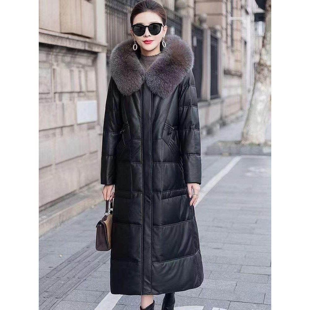 폭스퍼 롱패딩 코트  이월상품  빅세일 날씬하신분 미스 110,000원
