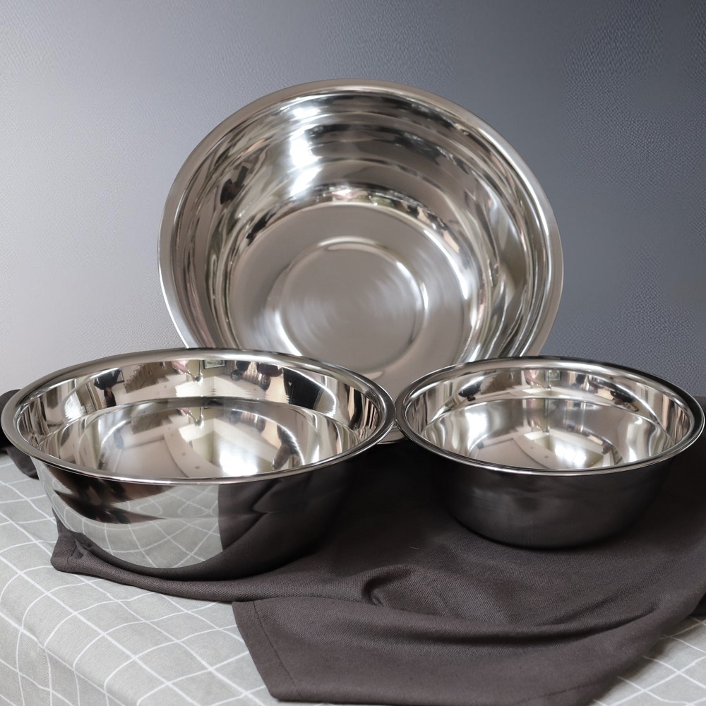 윤쓰공간 국산 스텐304 양푼 비빔밥 다라이 대야 3호 36.5cm, 1개 54,500원