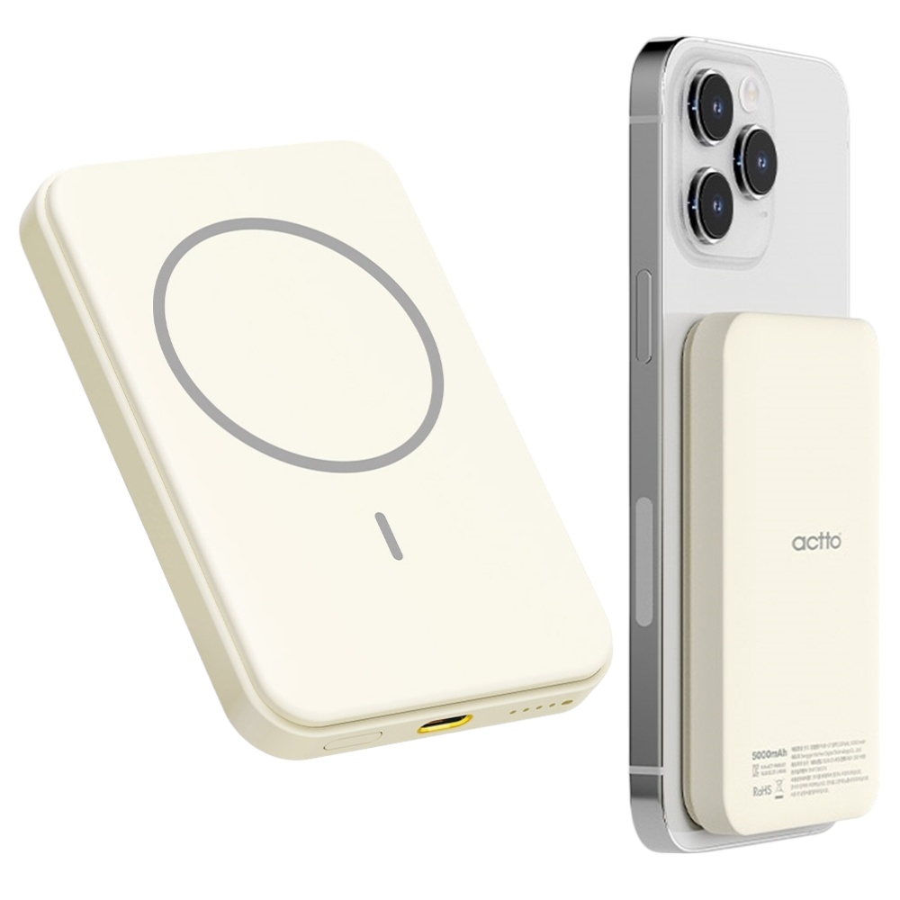 아이폰 17/16/15/14/13/12 맥세이프 고속 무선 충전 보조배터리 (5000mAh/10000mAh) 39,900원