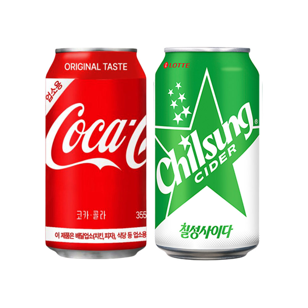 코카콜라 355ml + 칠성사이다 355ml  (업소용) 탄산음료 39,900원
