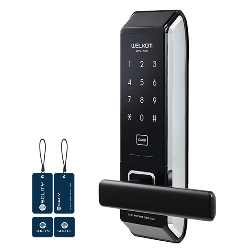 솔리티 스마트 미니손잡이 있음 디지털도어락 WTS700 + 카드키 61,300원