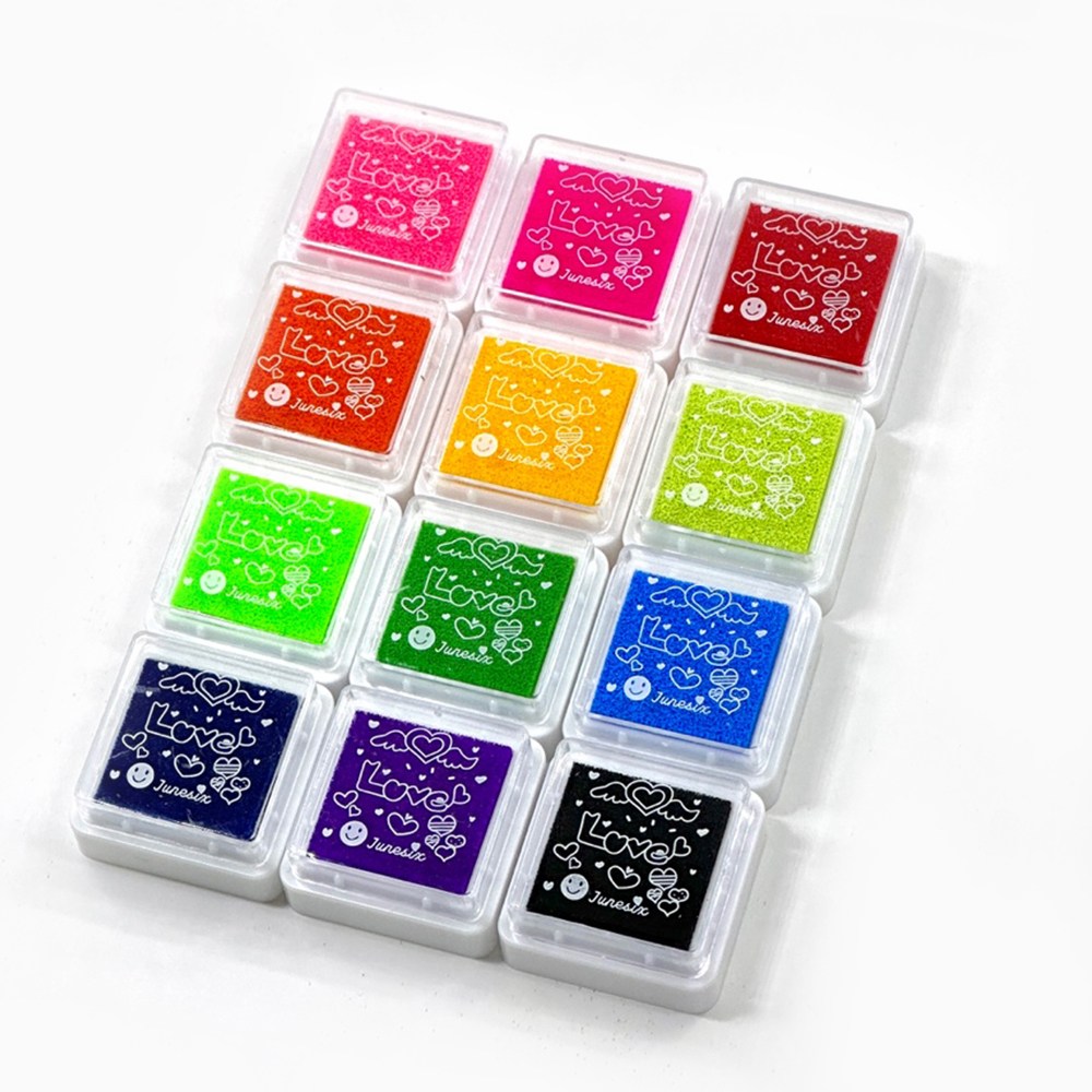 다이어리레시피 스탬프 미니 잉크 패드 12색, 5세트, 현재가 29,500원