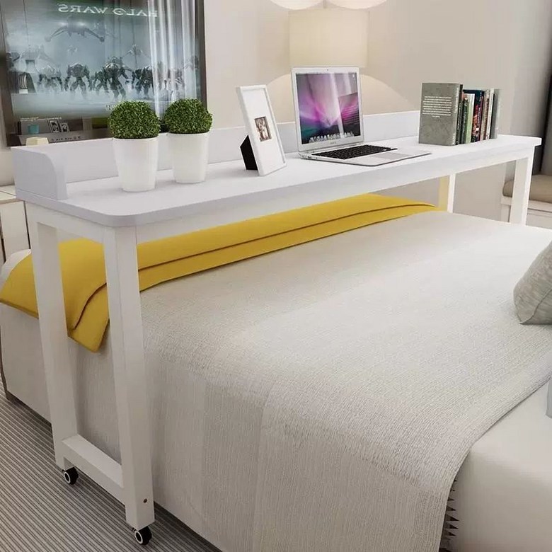 크로스 사이드 테이블 이동식 침대 사이드테이블 긴 노트북 퀸사이즈 71,800원