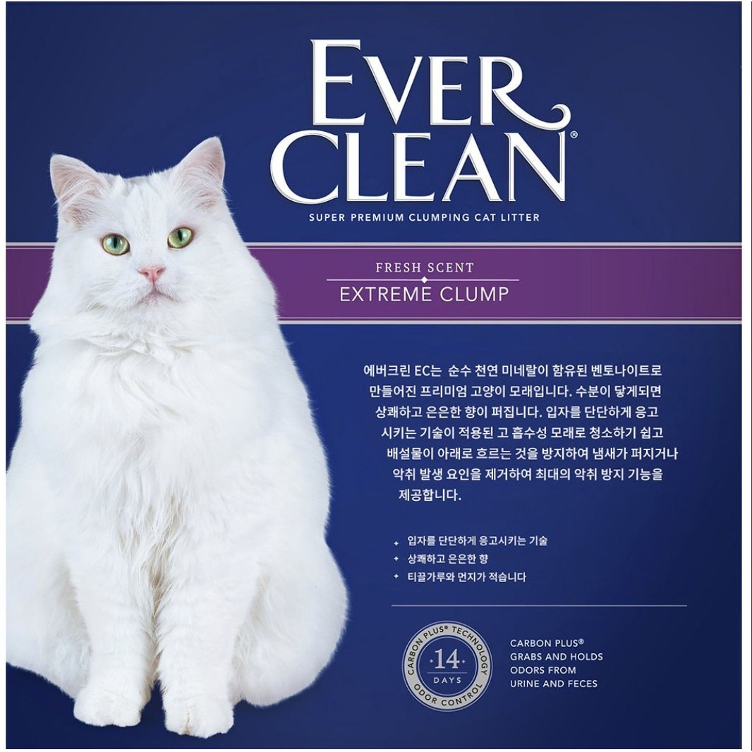 에버크린 EC 고양이모래(유향), 유향, 1개, 11.3L 33,900원