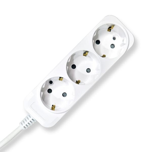 현대일렉트릭 난연 일반 접지 멀티탭 콘센트 3구 10A 6,300원