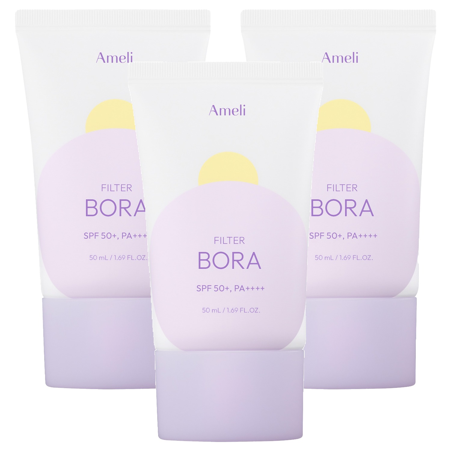 아멜리 컴플리먼트 시리즈 보라 필터 선스크린 SPF50+ PA++++, 50ml, 3개 84,000원