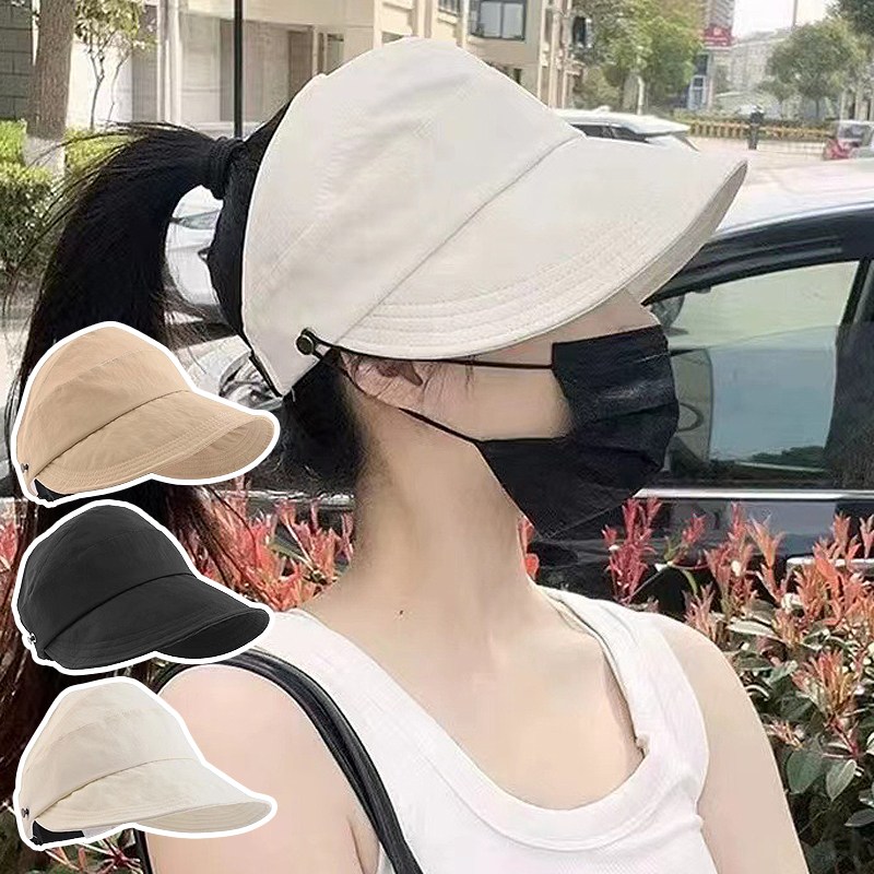 오미어블 경량 포니테일 썬캡 똥머리 마스크걸이 버킷햇 벙거지 3,900원