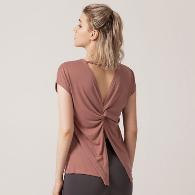 장사부 여성용 요가 필라테스 커버업 반팔 티셔츠 16,400원