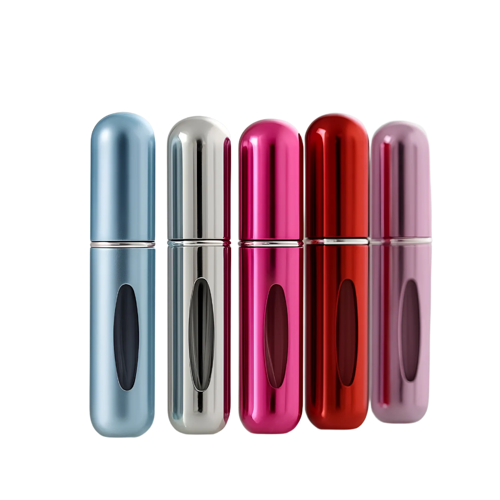 파니마켓 휴대용 펌핑식 향수공병 5ml 5종세트, 5개, 레드+블루+퍼플+실버+핑크 6,700원