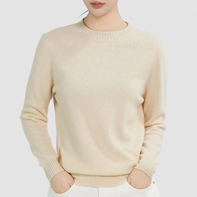 클레이스 울100% 캐시미어 친환경 체온조절 베이직 니트 스웨터 32,200원