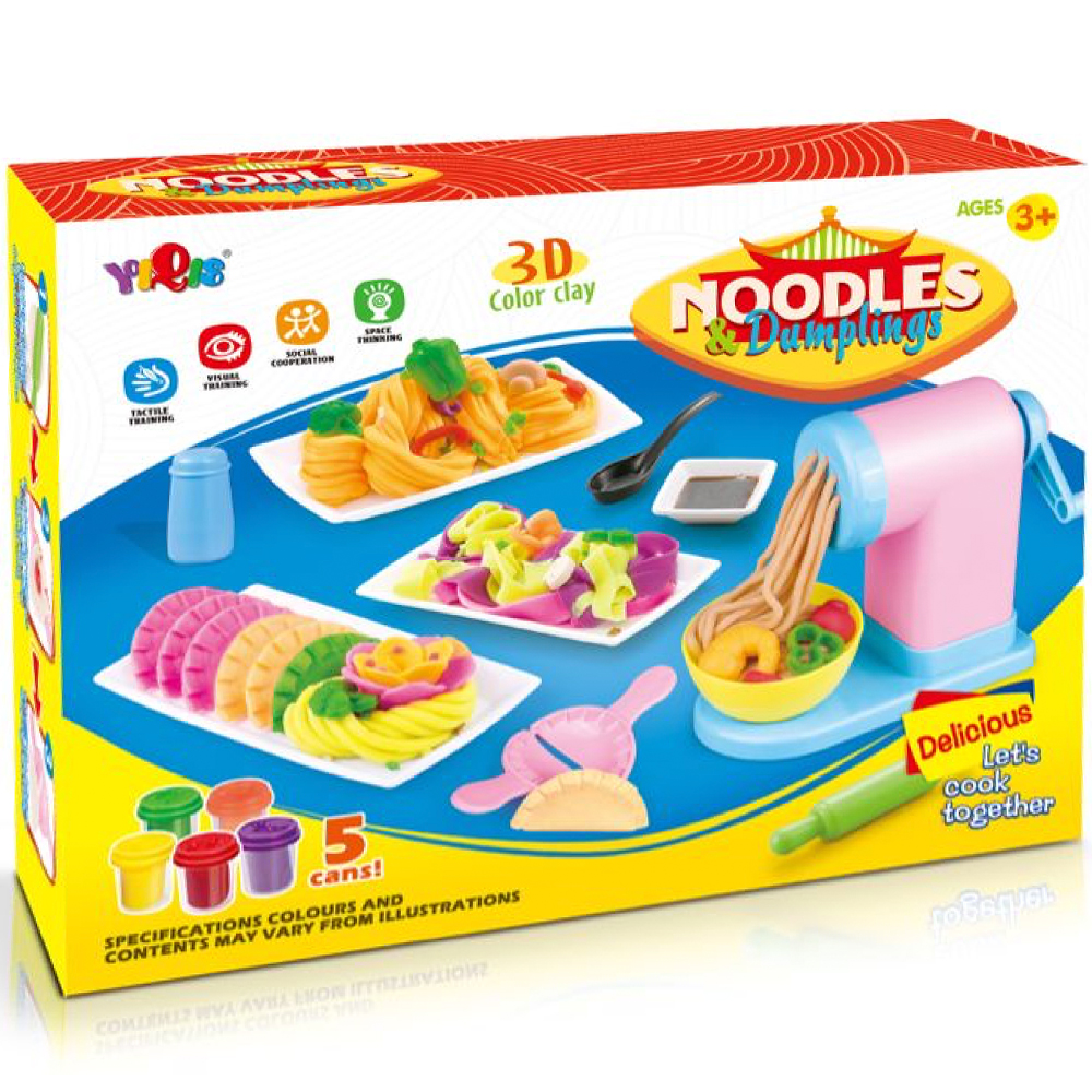 국수 만두 만들기 5개 도우 유아용 칼라클레이 세트 yiqis88683, 혼합색상, 2kg, 1개 9,900원