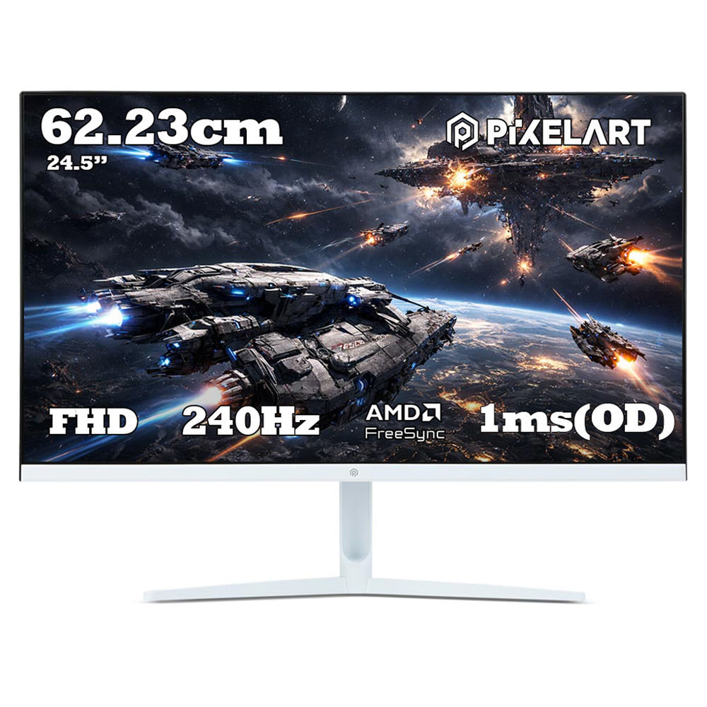 픽셀아트 FHD 240Hz FAST VA 1ms 게이밍 모니터 화이트, 62.23cm, X2524W(무결점) 138,800원
