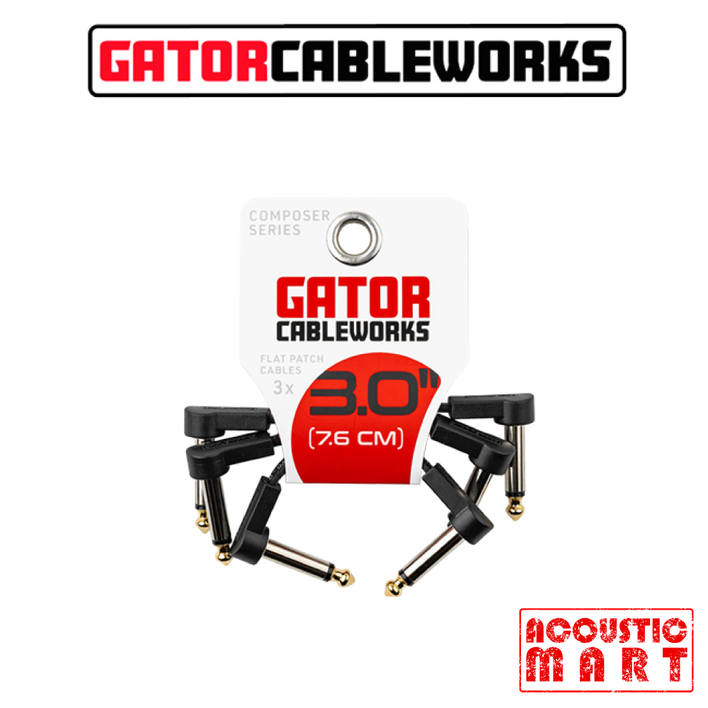 게이터 케이블웍스 컴포저 시리즈 패치케이블 7.6cm 3팩 (GCWC-FPC3-3PK) 24,600원