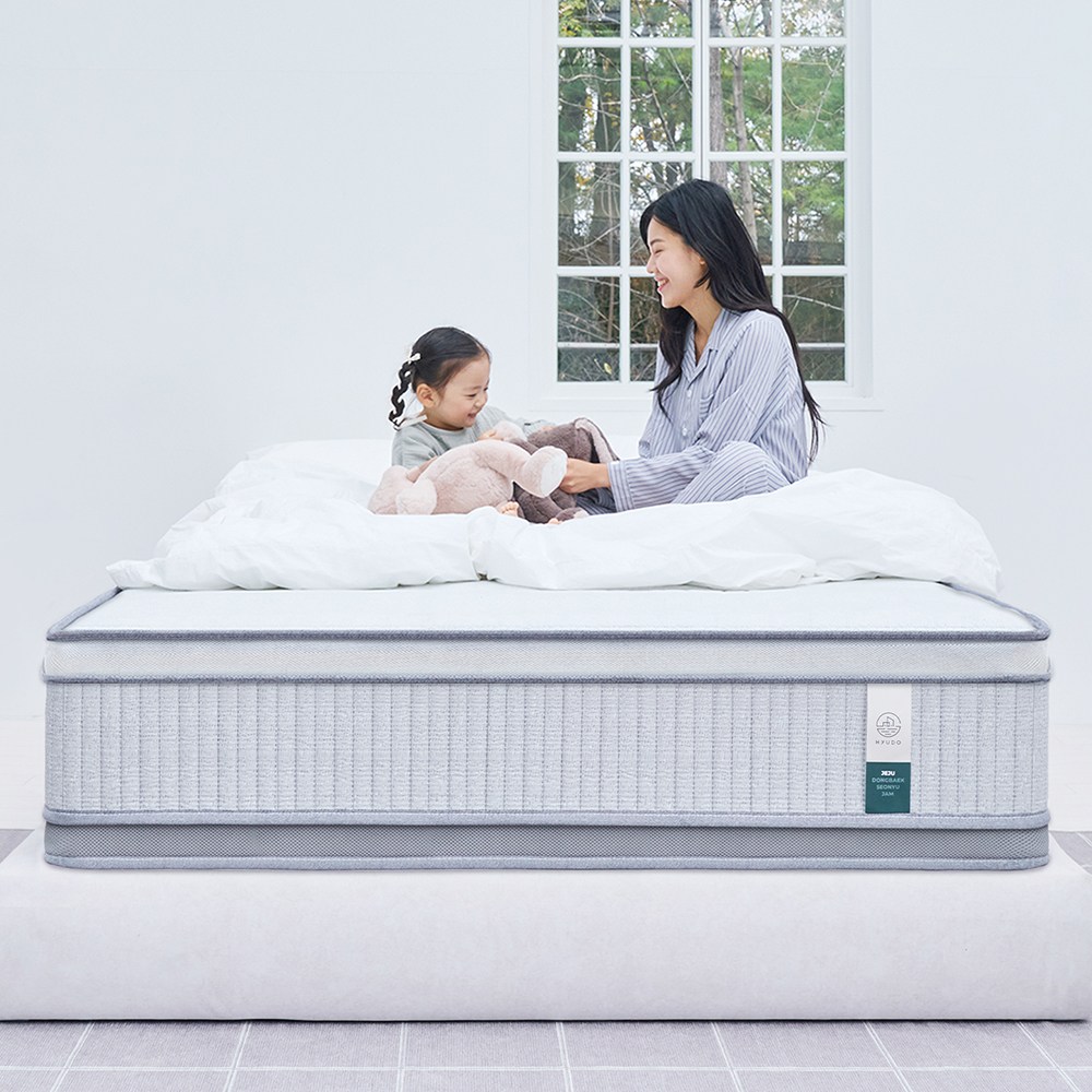 (신상품 출시+쿠폰4만원) 휴도 아늑한 제주 35cm 허리 라텍스 매트리스 포켓 S SS Q K LK 싱글 슈퍼싱글 퀸 킹 라지킹, 35cm, 소프트 하드 439,000원